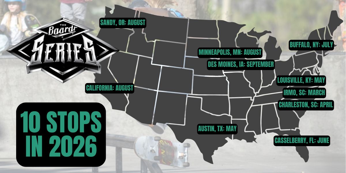 The Boardr Series 2026 Tour Stops